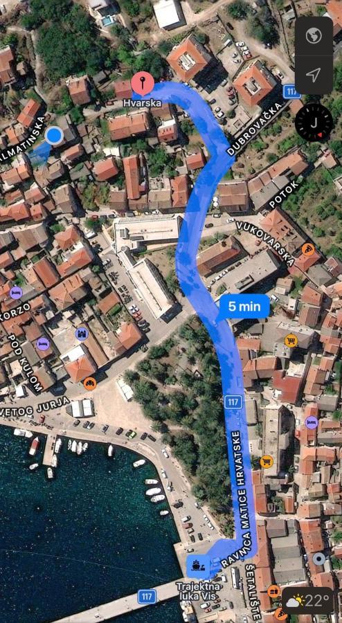 Studio Apartment Klaric Vis Dış mekan fotoğraf